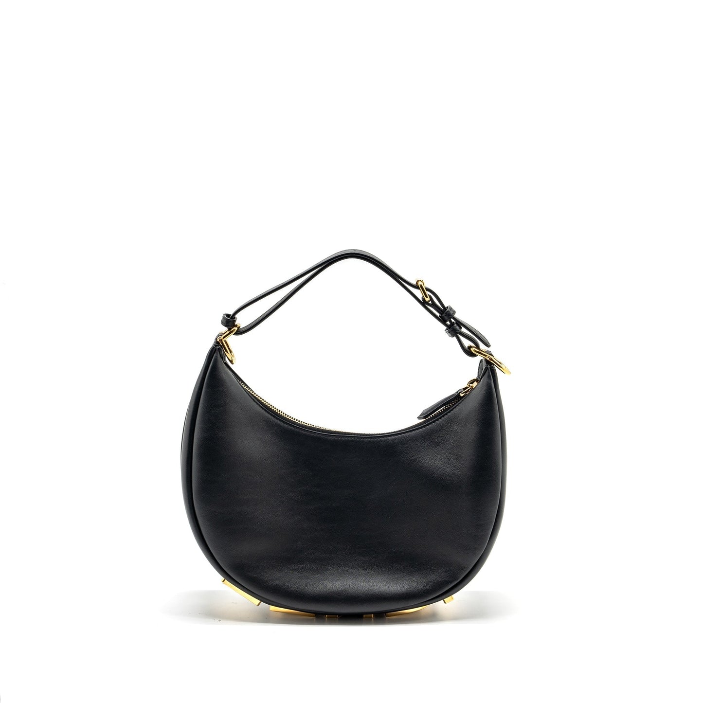 Fendi graphy Purse Calfskin Black Small Travel Bag