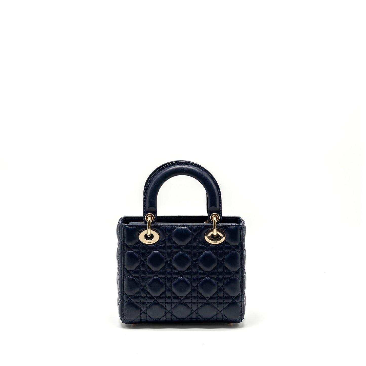 Dior My Abc Lady Lambskin Navy Handbag Small Travel Bag