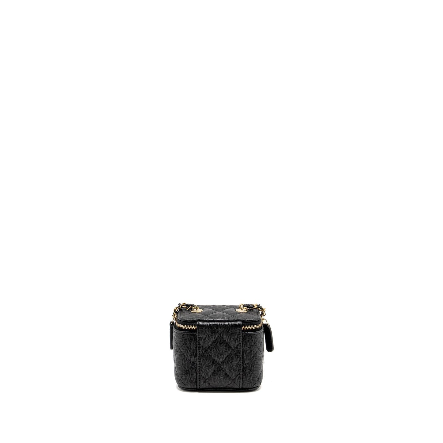 Chanel Vanity Caviar LGHW Microchip Black Mini Bag Lghw Microchip