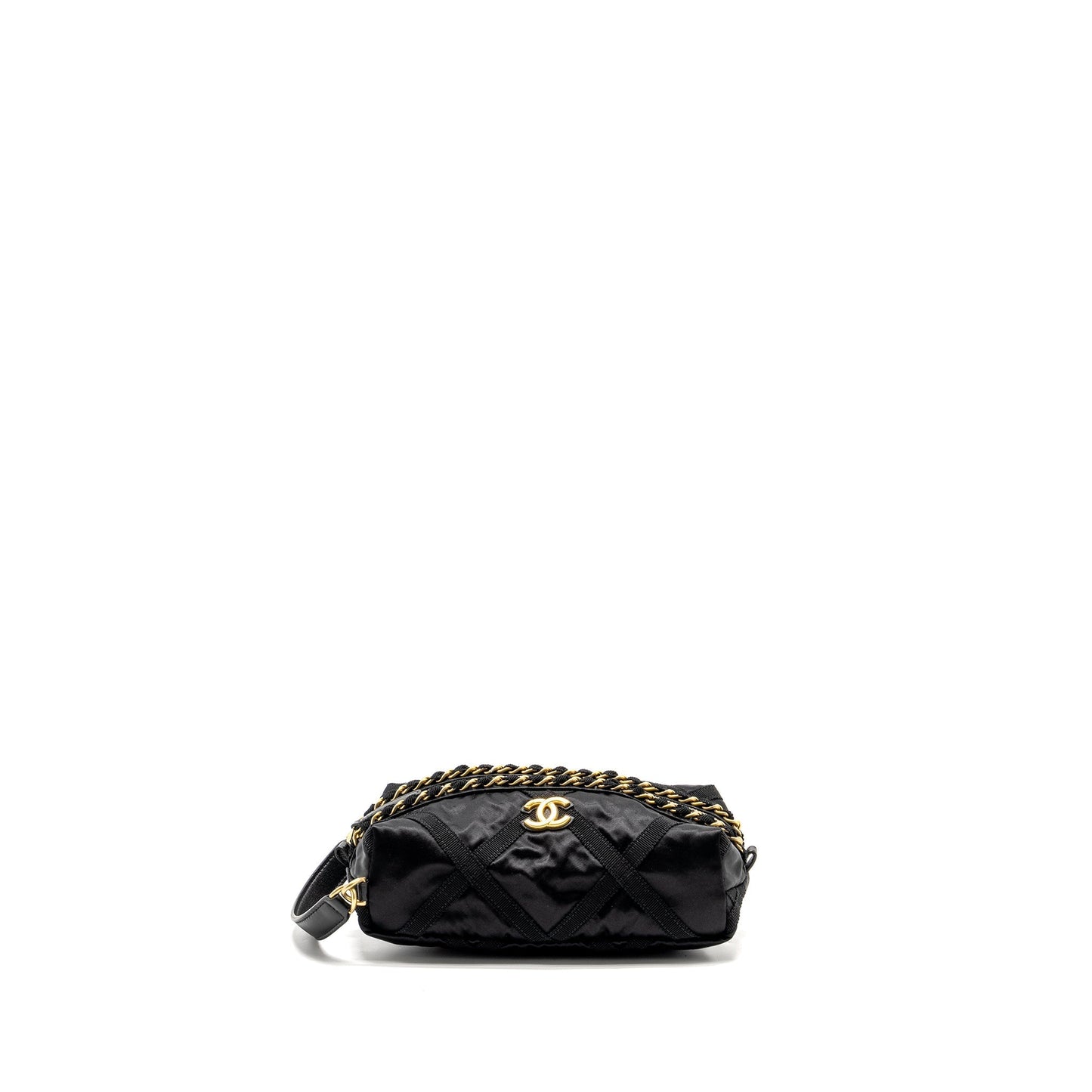 Chanel 22p leep Mask Nylon GHW Black Travel Bag