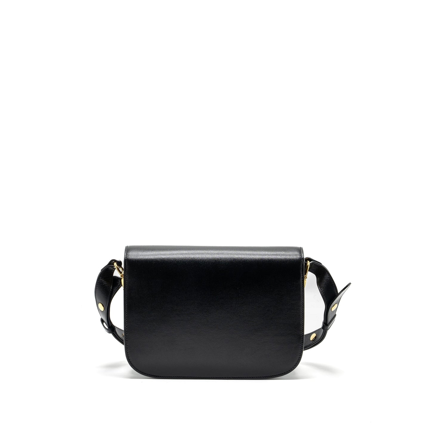 Gucci Horsebit Shoulder Bag Leather Black