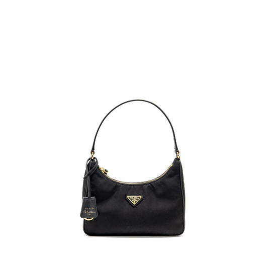 Prada Reedition Purse Handbag Nylon Black Travel Bag