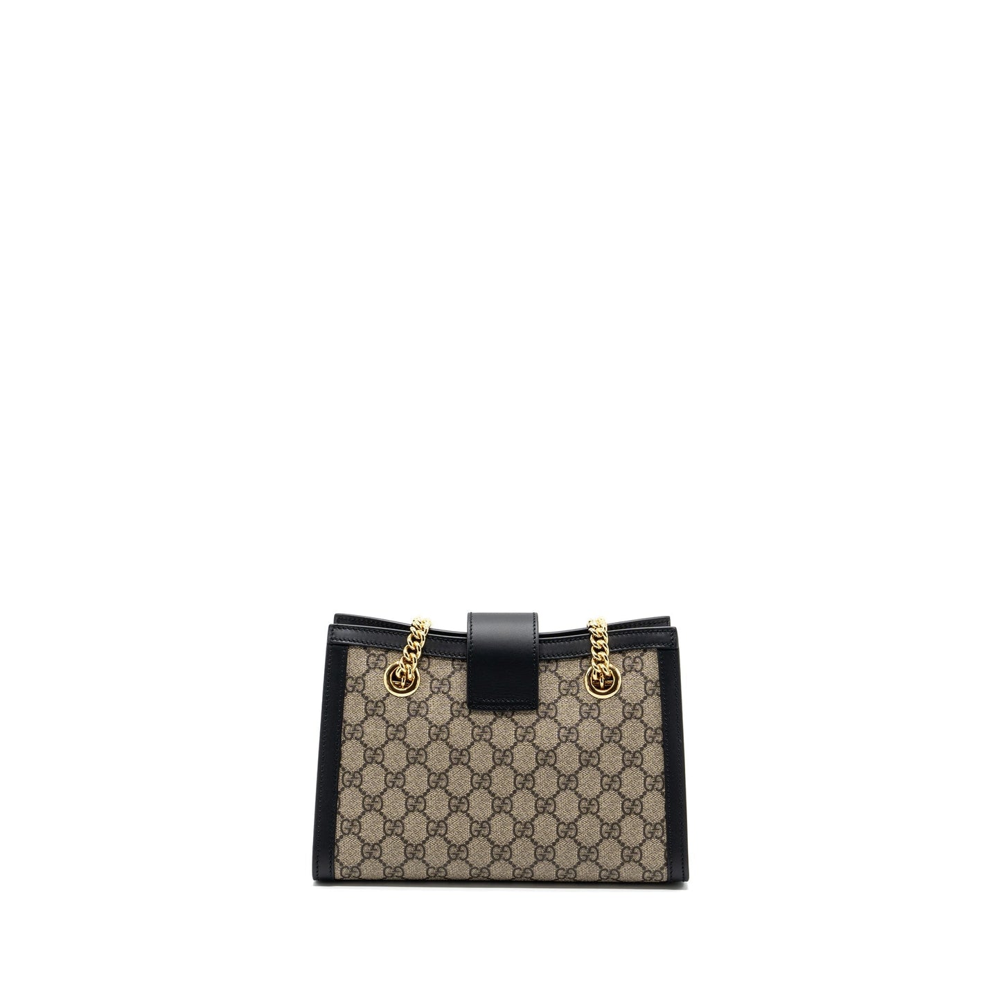 Gucci Padlock Shoulder Bag Supreme Canvas Black Black Ghw