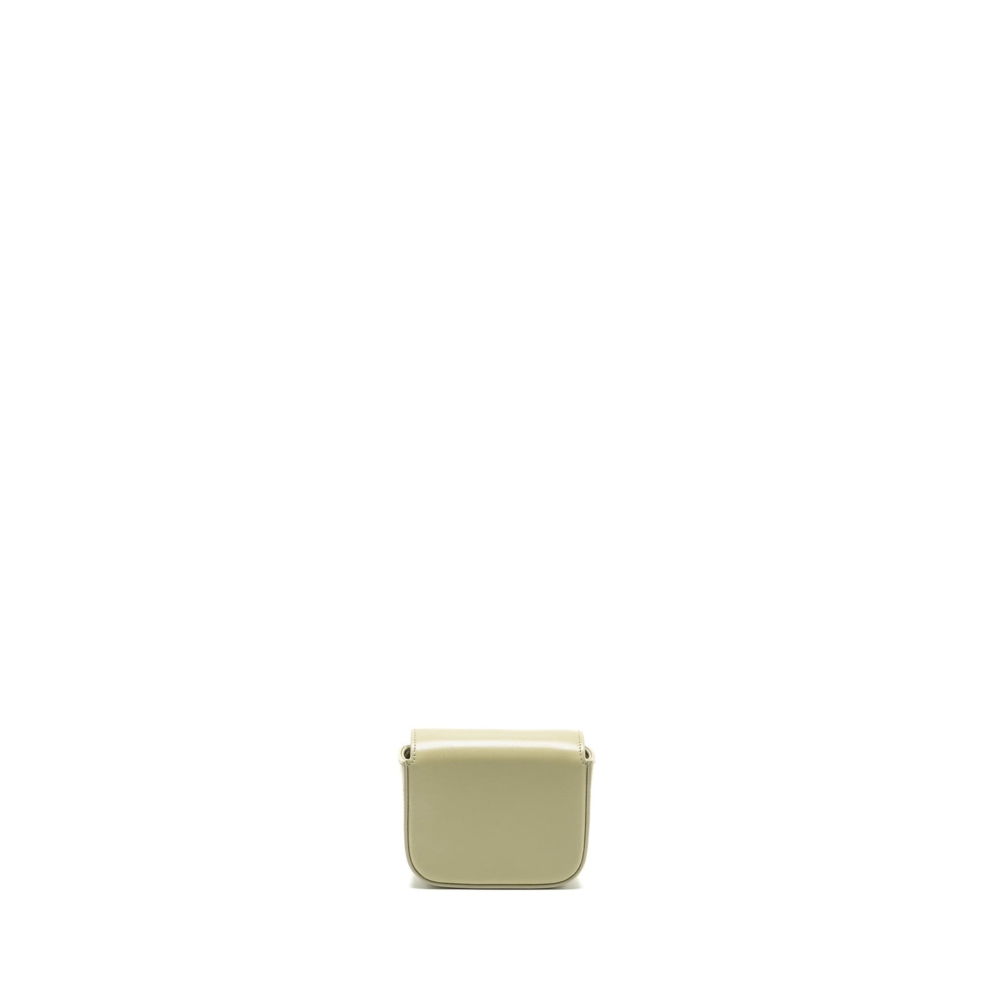 Celine Claude Shiny Calfskin Pistachio Handbag Mini Travel Bag