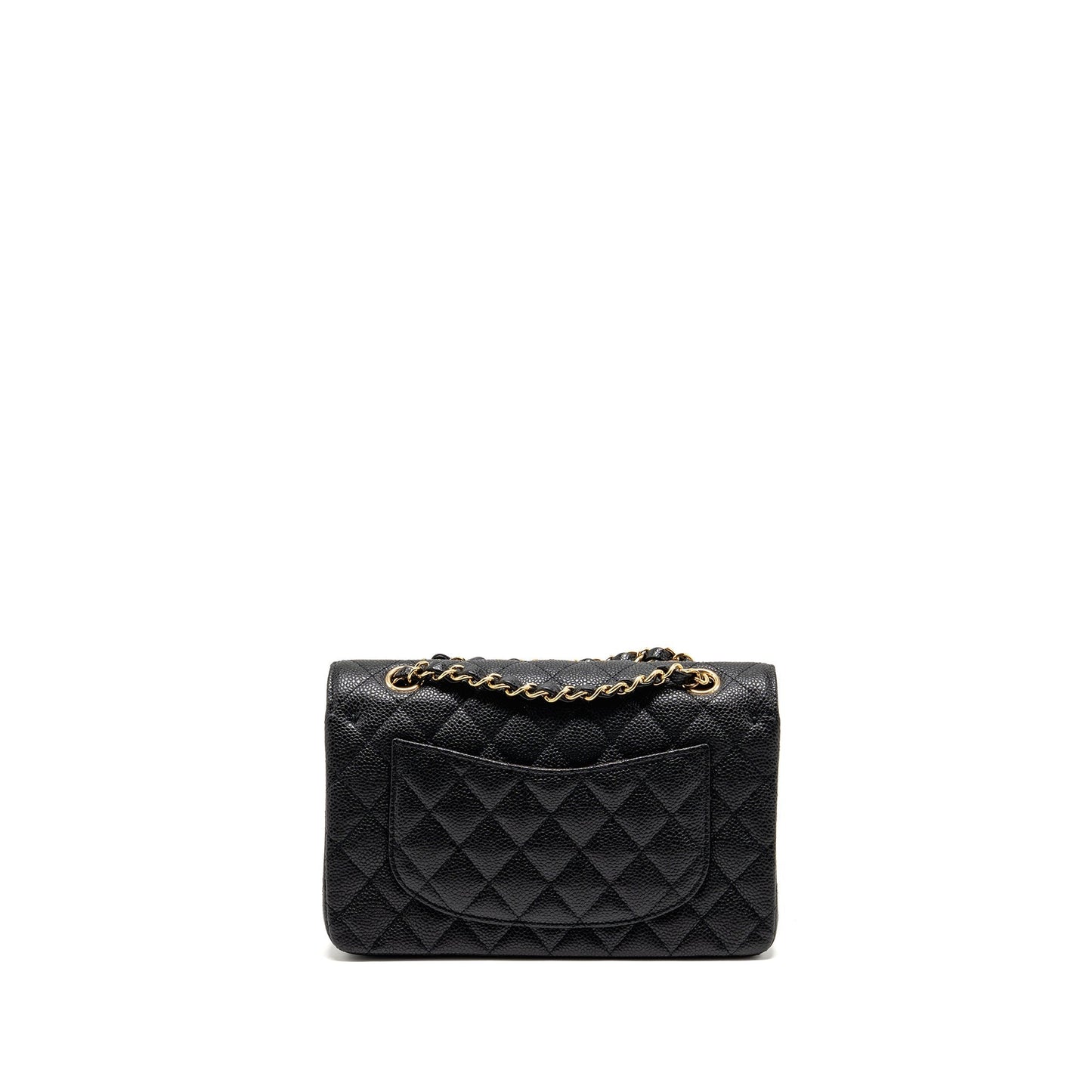 Chanel Classic Double flap caviar GHW microchip Black Small Shoulder Bag Microchip 13