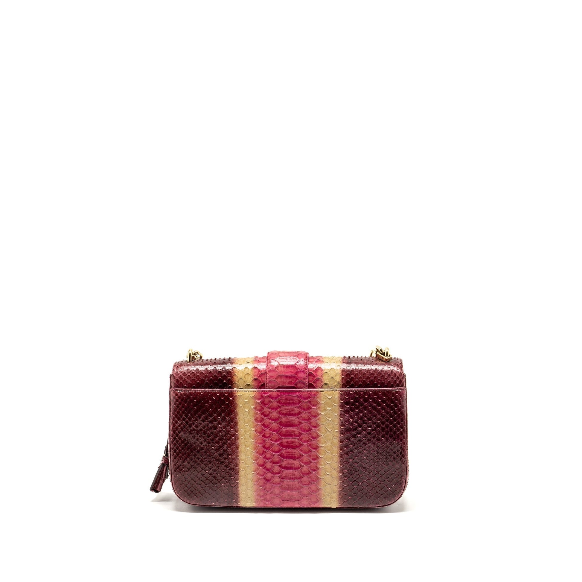 Dior Miss Purse Python Multicolour Handbag Medium Flap Travel Bag