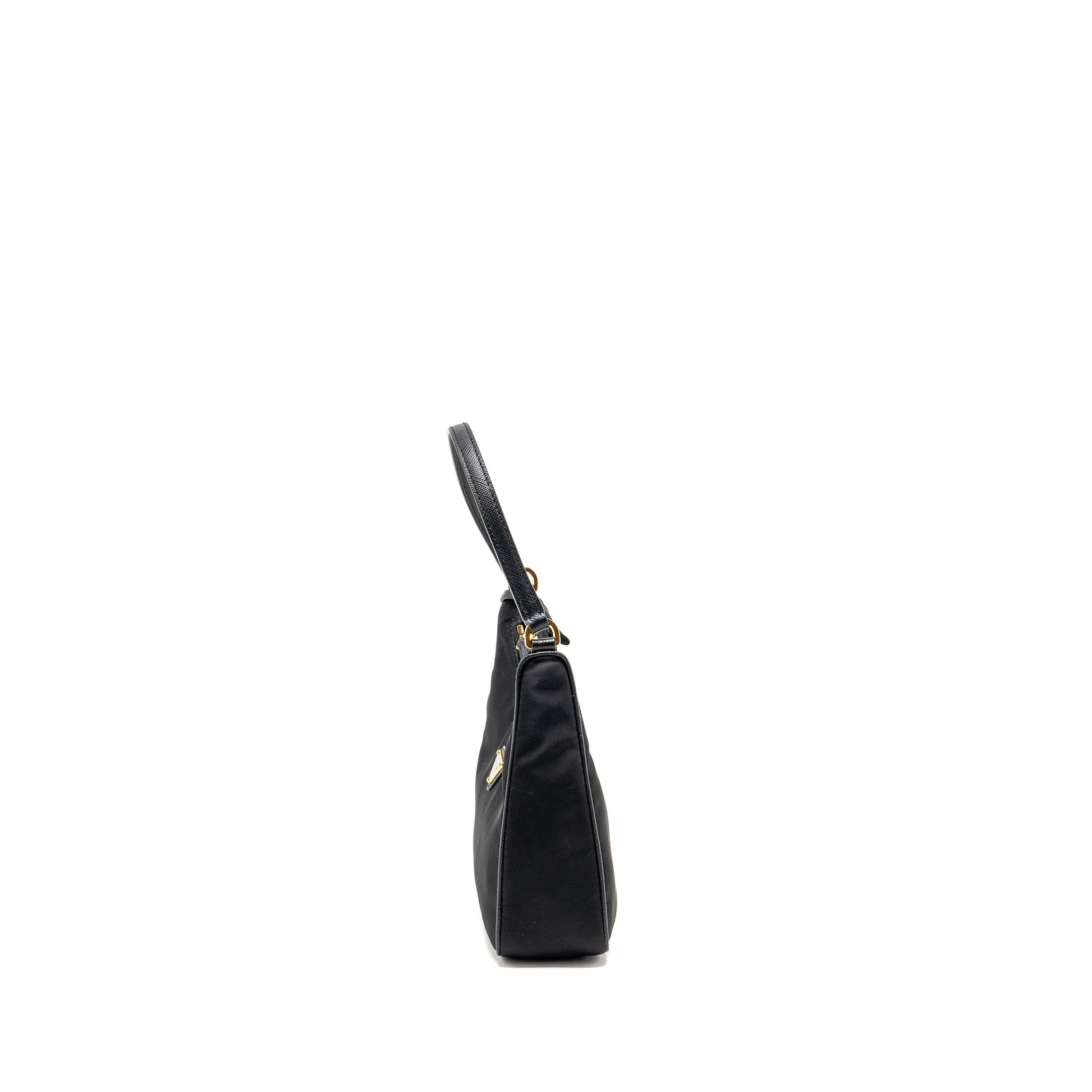 Prada Reedition Purse Handbag Nylon Black Travel Bag