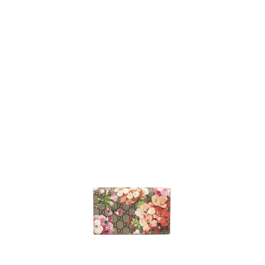 Gucci Clutch With Flower Printed Supreme Shw Canvas Mini Clutch Bag