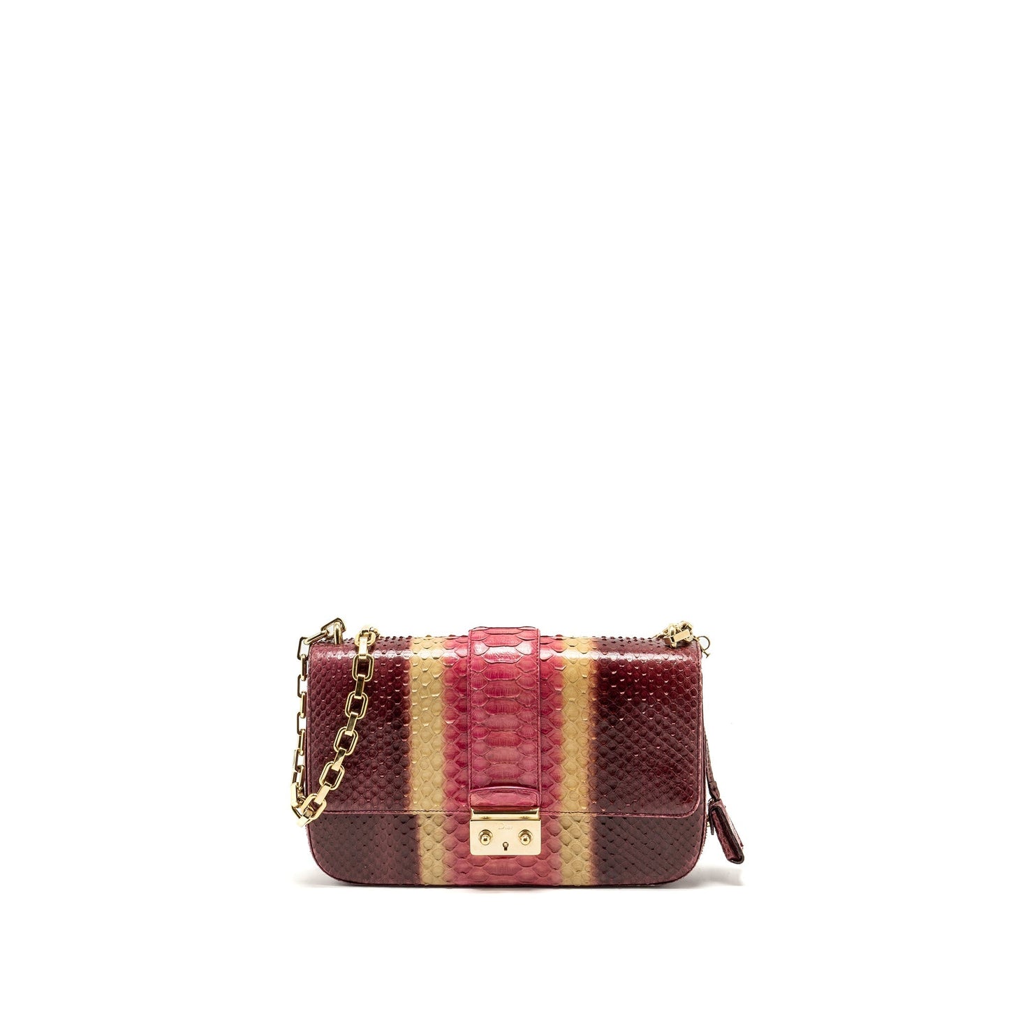 Dior Miss Purse Python Multicolour Handbag Medium Flap Travel Bag