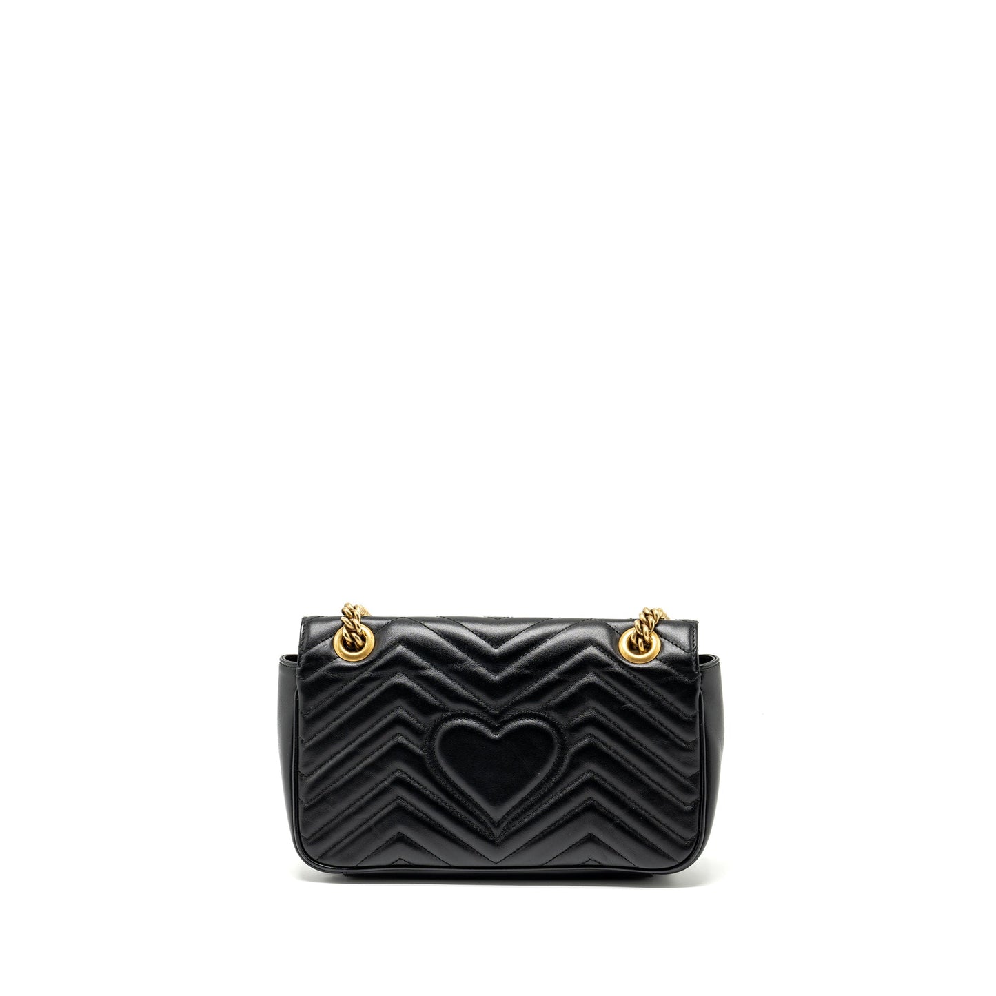 Gucci Marmont Bag Black Small Travel Bag Ghw 1