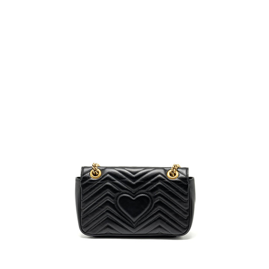 Gucci Marmont Bag Black Small Travel Bag Ghw 1