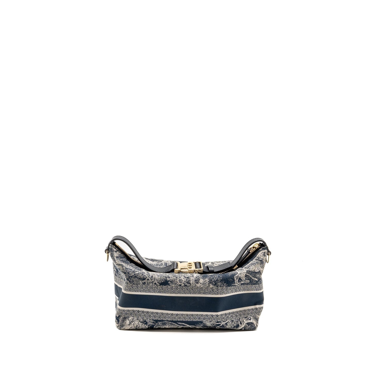 Dior travel Nomad Pouch Toile De Jouy Reverse Blue Medium Travel Bag
