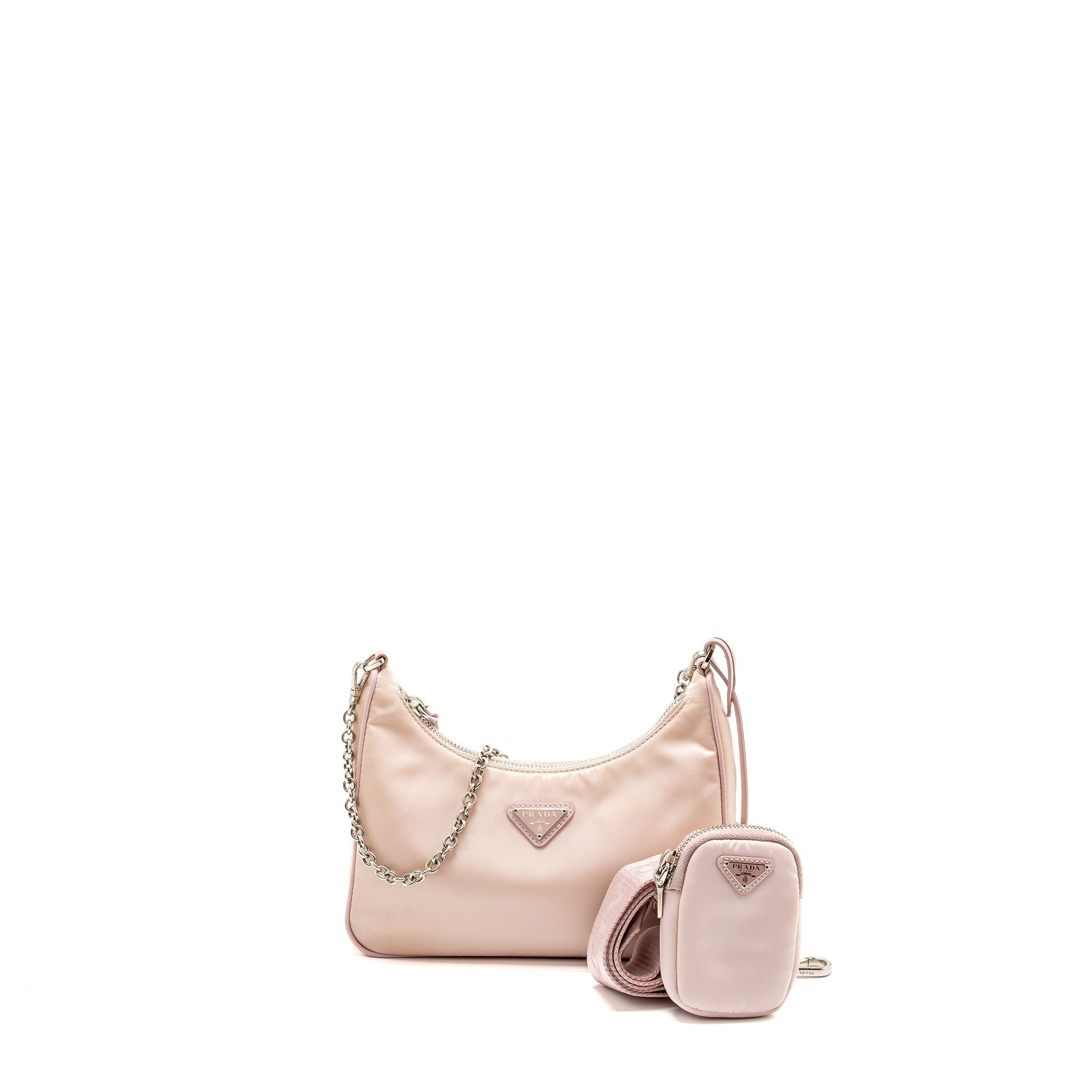 Prada Re Edition Saffiano Purse Re Alabastro Handbag Nylon Travel Bag