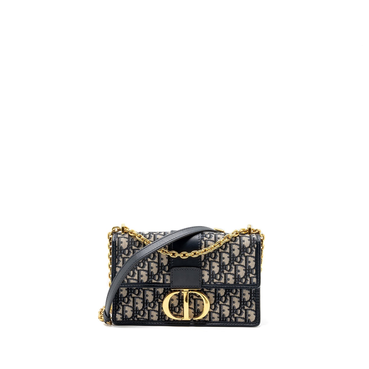 Dior Montaigne Purse Oblique Jacquard Handbag Leather Canvas Travel Bag