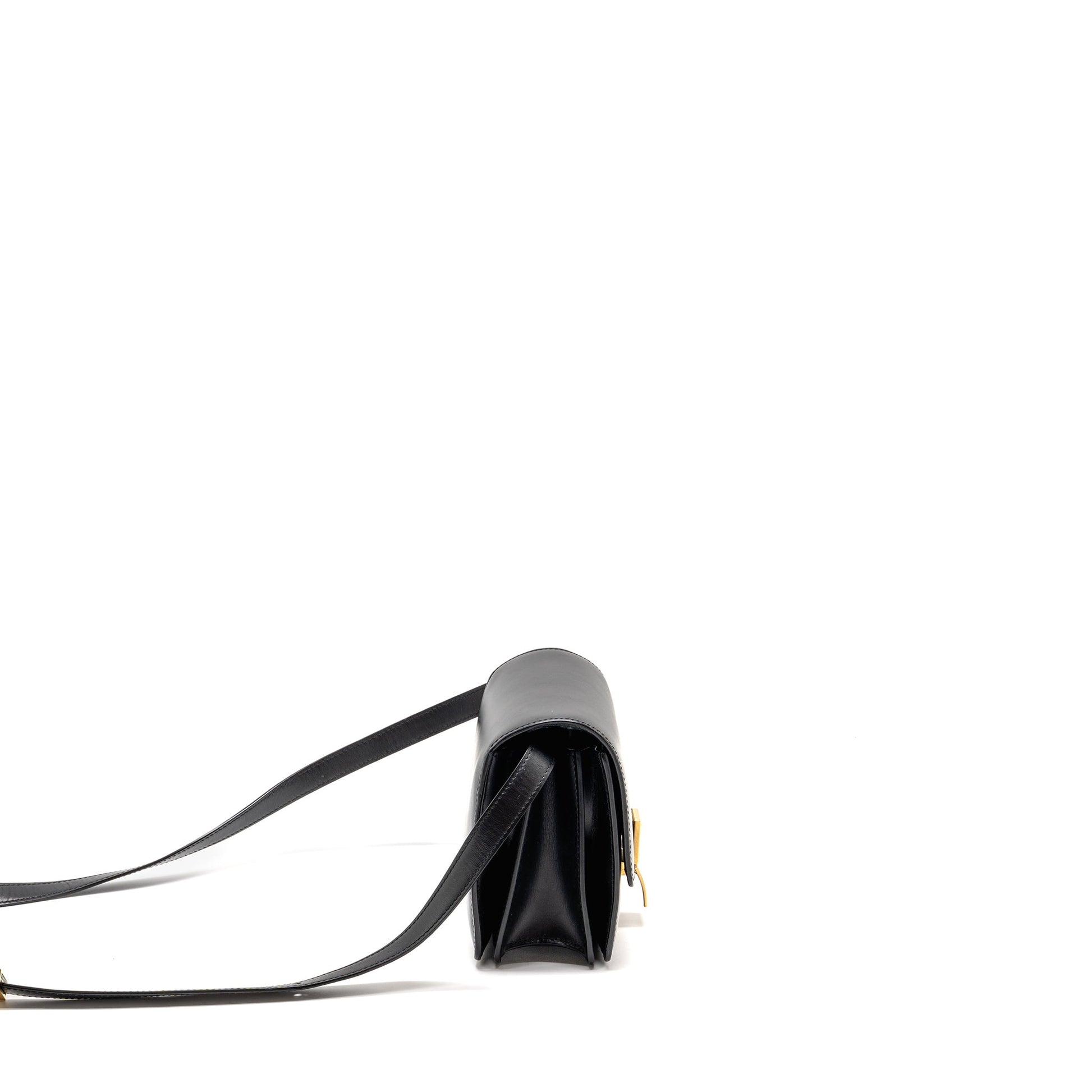 Luxury Classic Box Bag Calfskin Ghw Black Mini Travel Bag