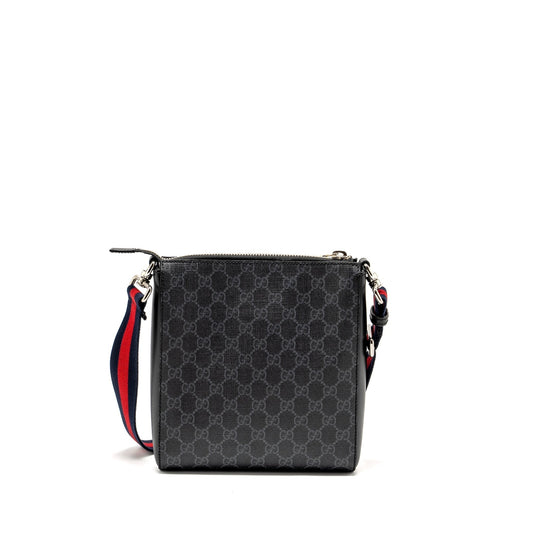 Gucci Messenger Bag Supreme Multicolour Shw Canvas Black Travel Bag