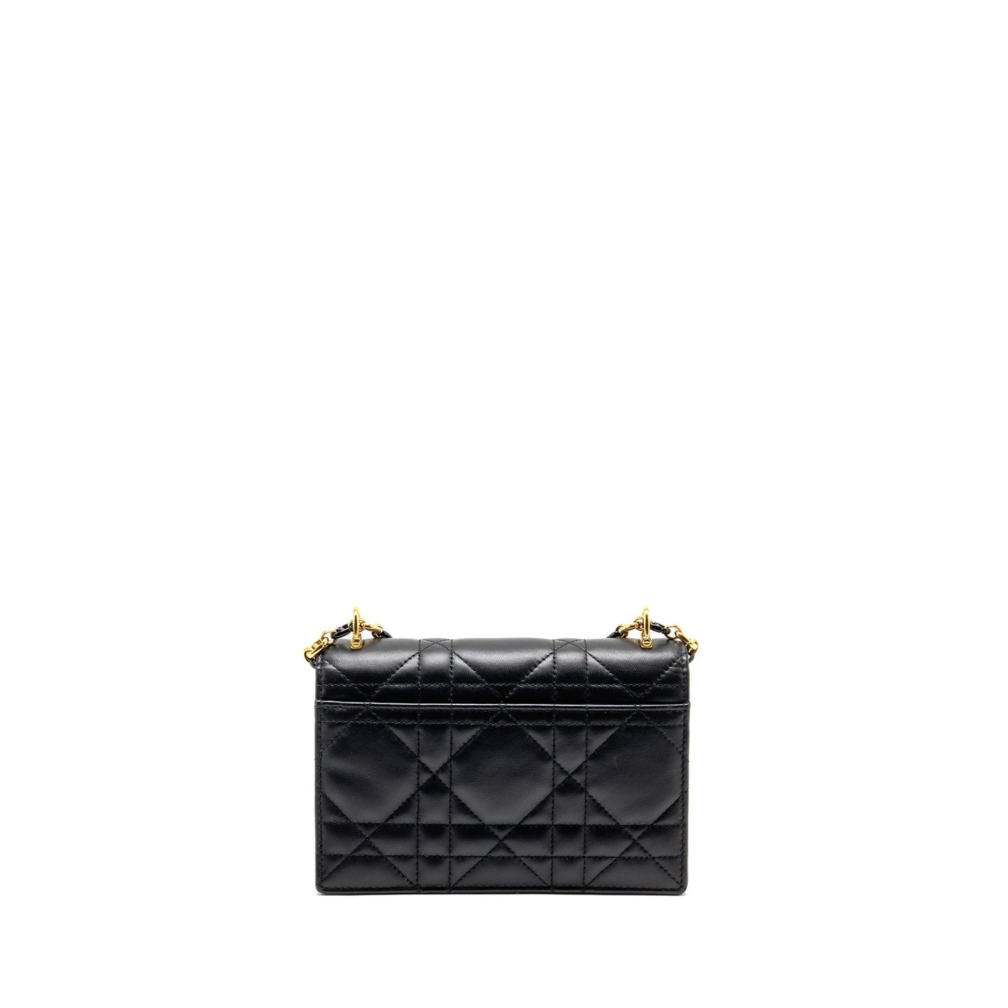 Dior Miss Caro Purse With Lambskin Multicolour Hardware Black Mini Travel Bag
