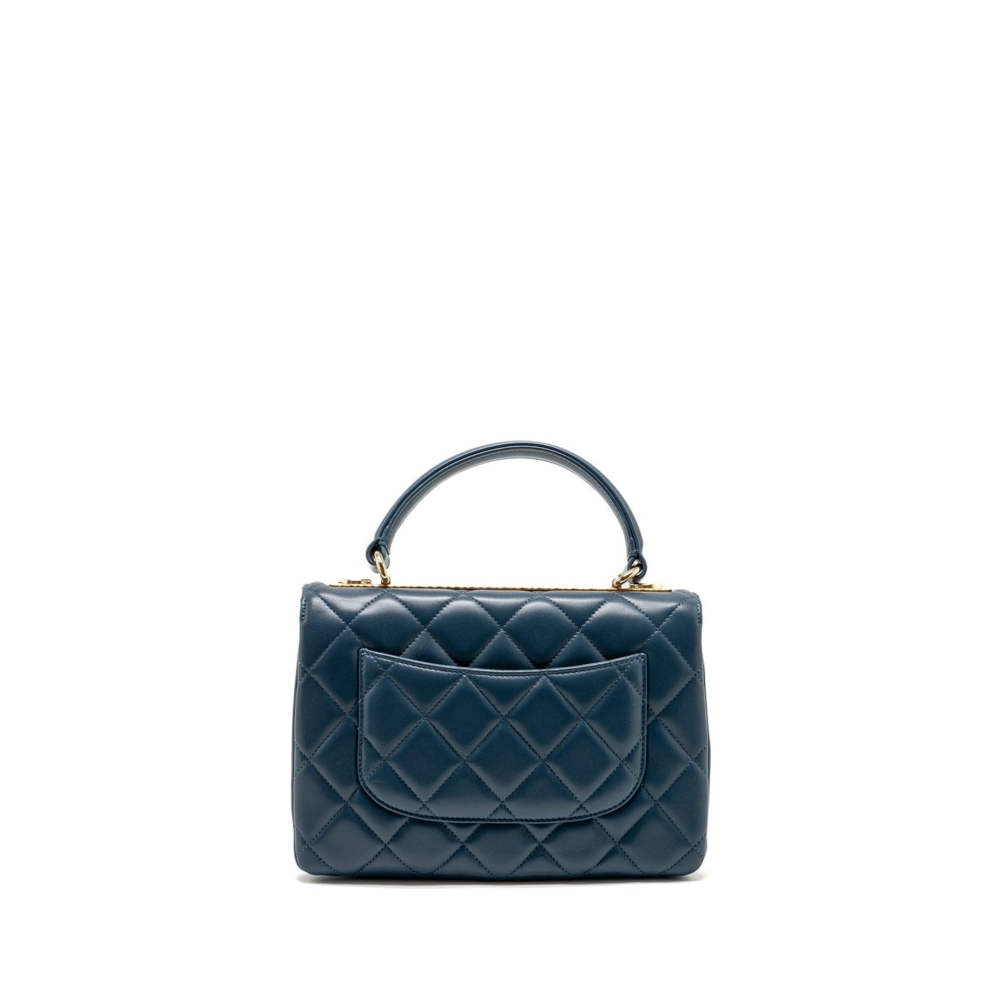 Chanel Trendy CC Flap Lambskin LGHW Blue Small Shoulder Bag