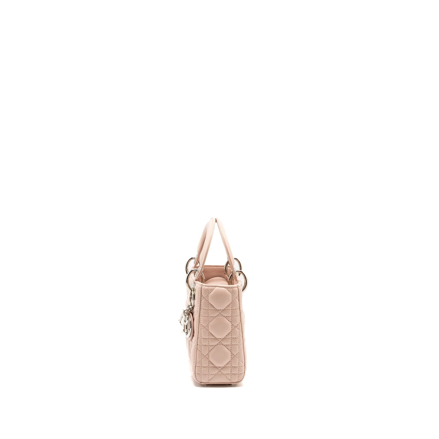Dior Lady Crystal Strap Limited Edition Lambskin Light Pink Mini Travel Bag