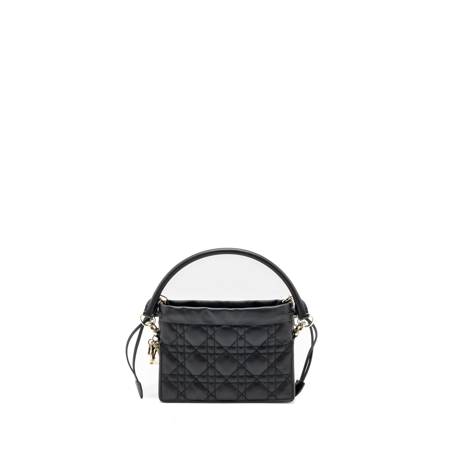 Dior Milly Crossbody Purse Lambskin Handbag Black Crossbody Bag