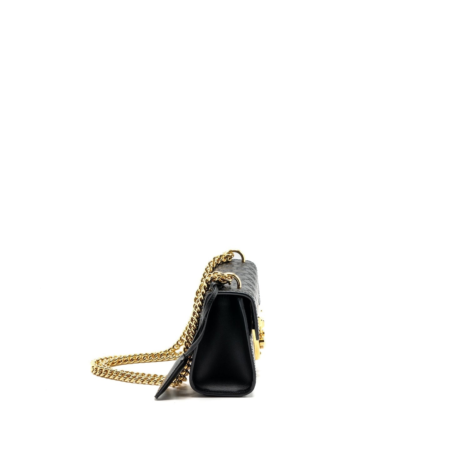 Gucci Padlock Bag Calfskin Black Small Travel Bag
