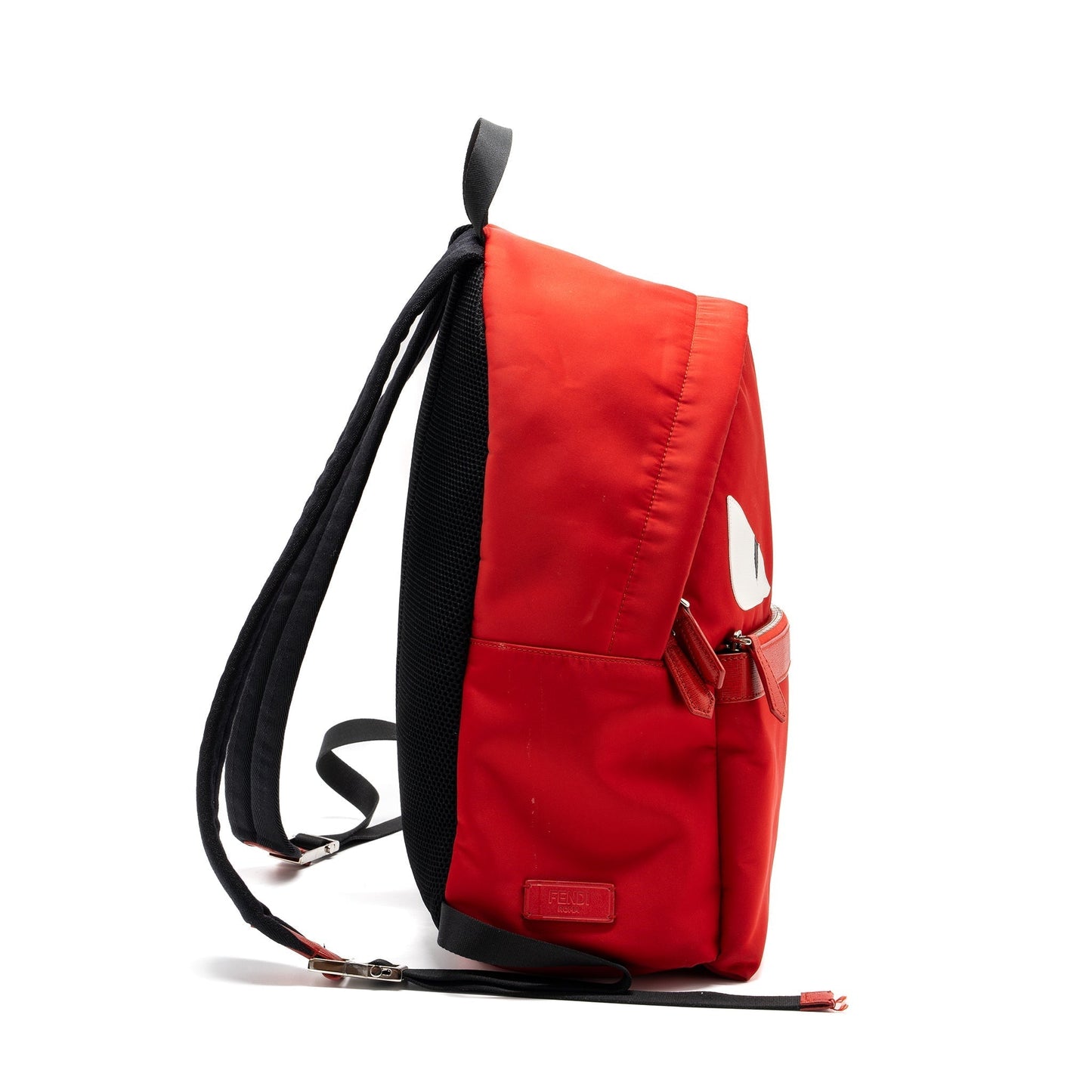 Fendi Monster Backpack Nylon Red