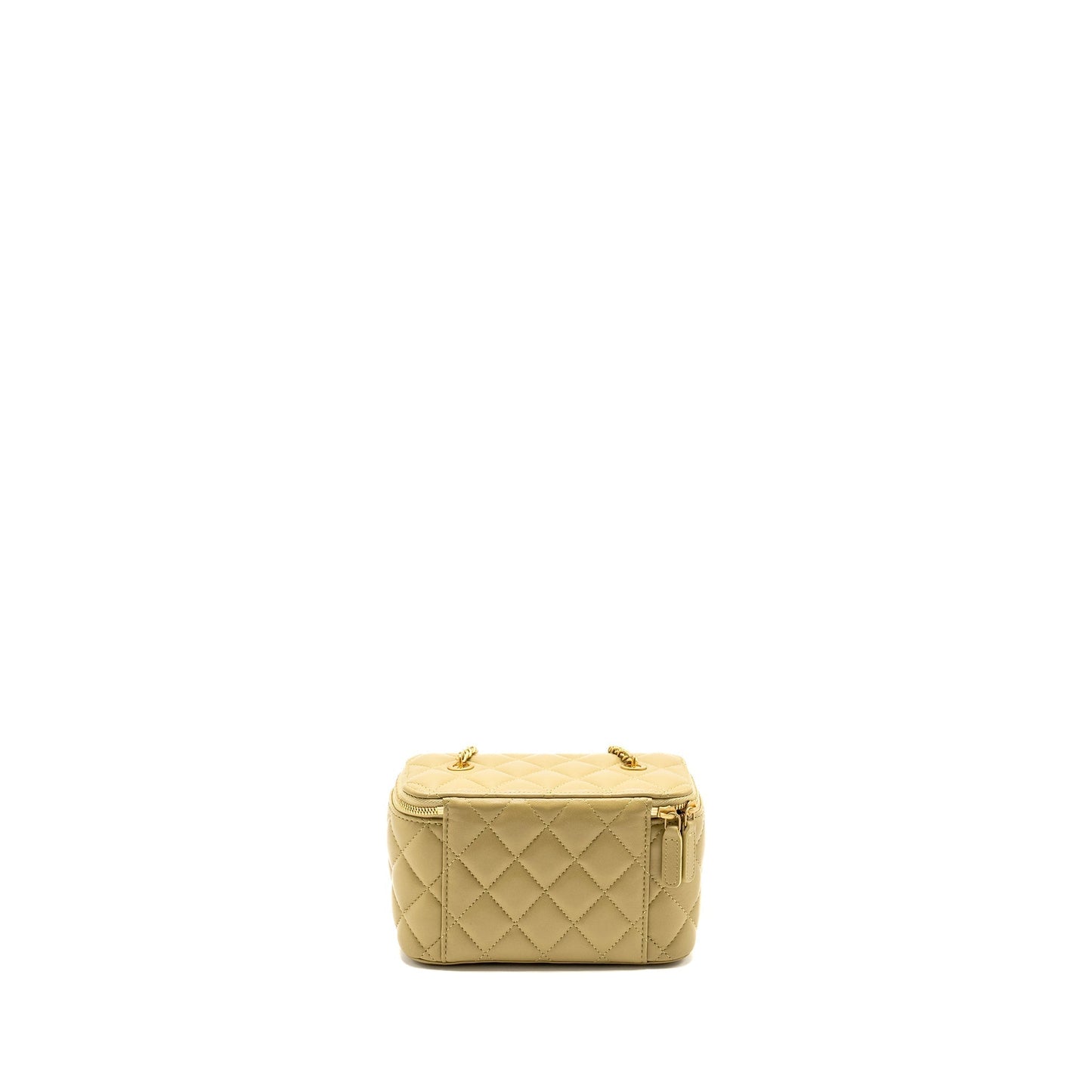 Chanel Coco Letter Long Vanity Lambskin GHW Green Handbag