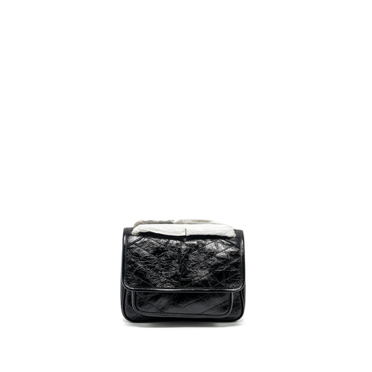YSL Saint Laurent Saint Laurent Niki Baby Travel Bag Leather Black