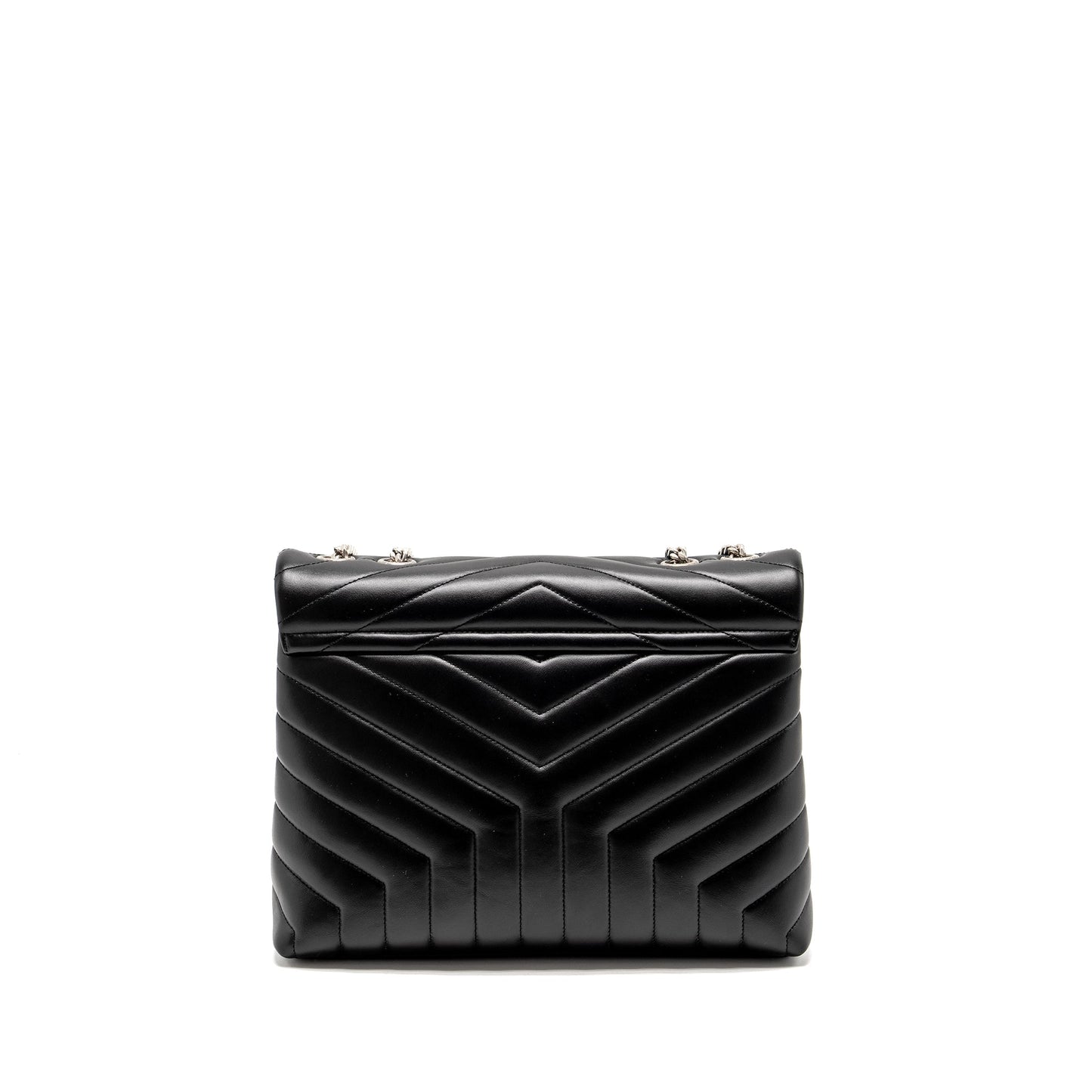 YSL Saint Laurent Saint Laurent Loulou Purse Calfskin Shoulder Bag Black Mini