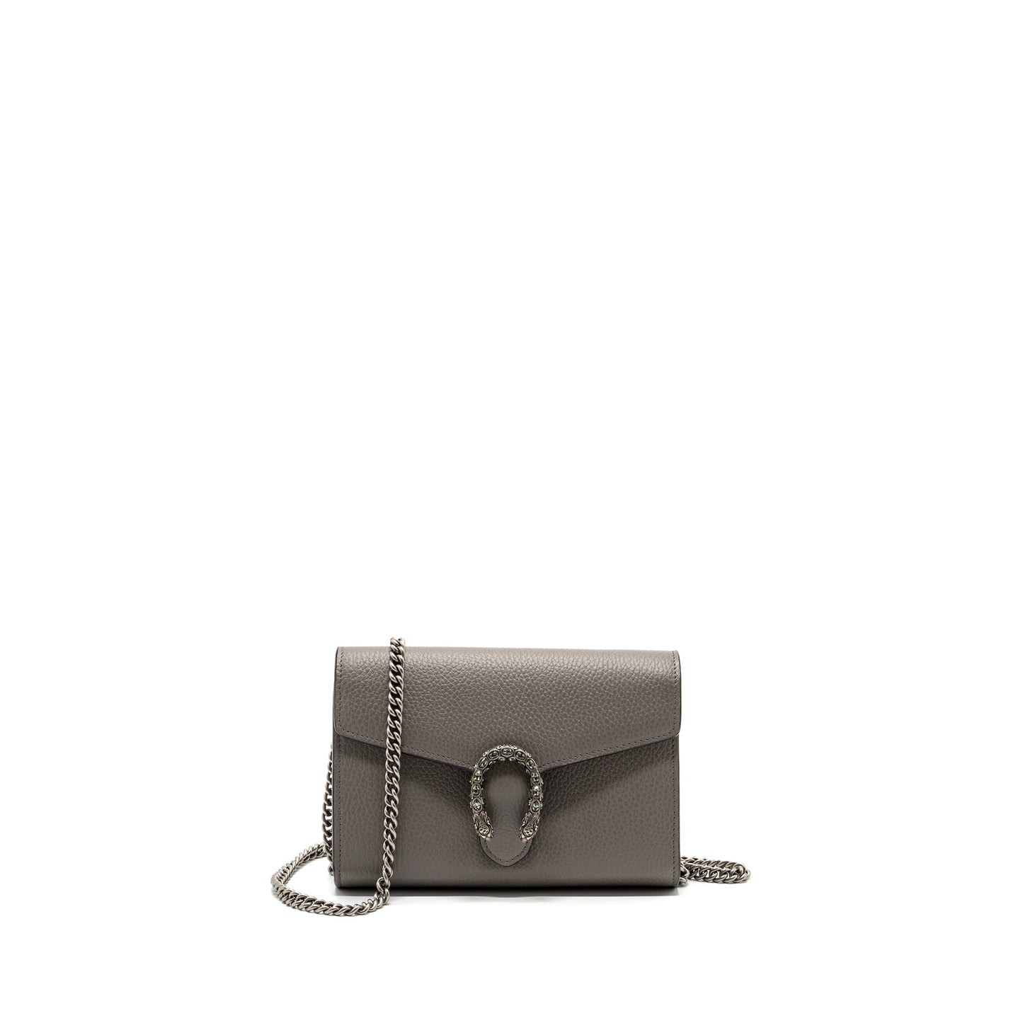 Gucci Dionysus Bag Calfskin Grey Shw Leather Mini Travel Bag