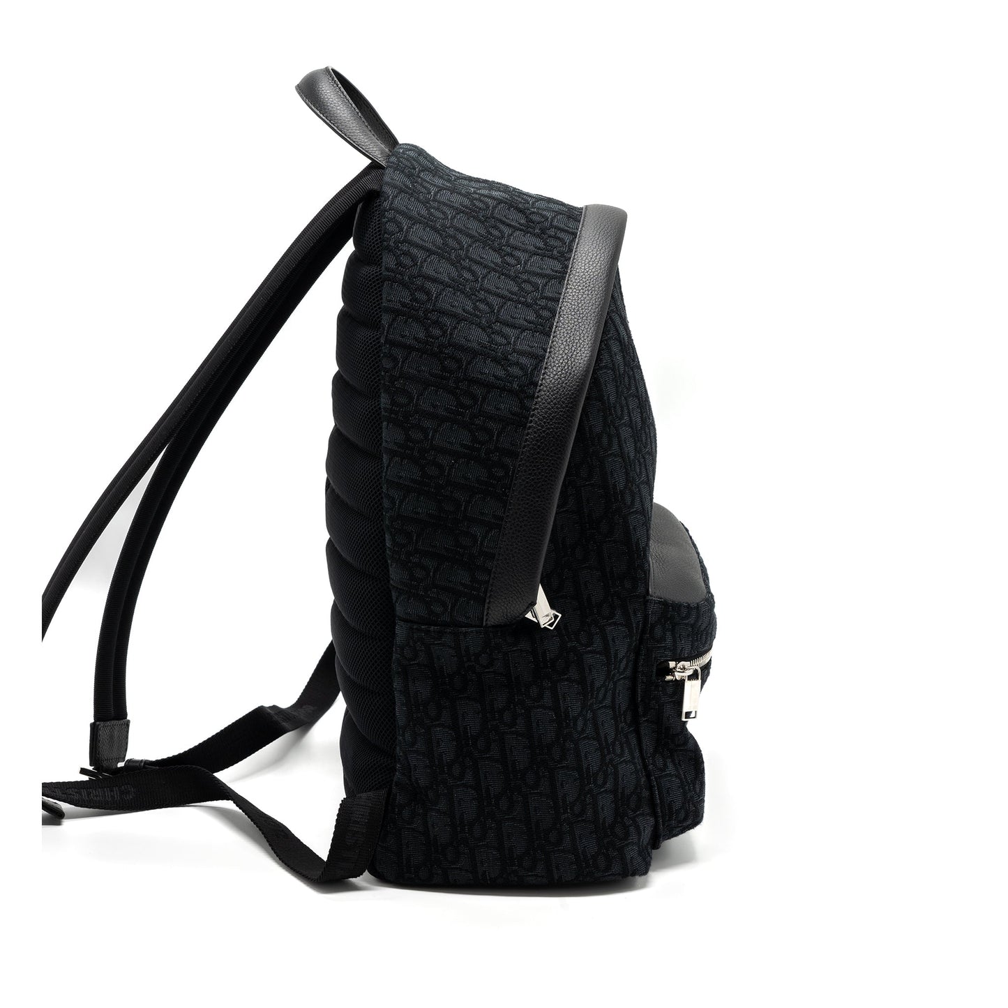Dior Rider Backpack Oblique Jacquard Handbag Black