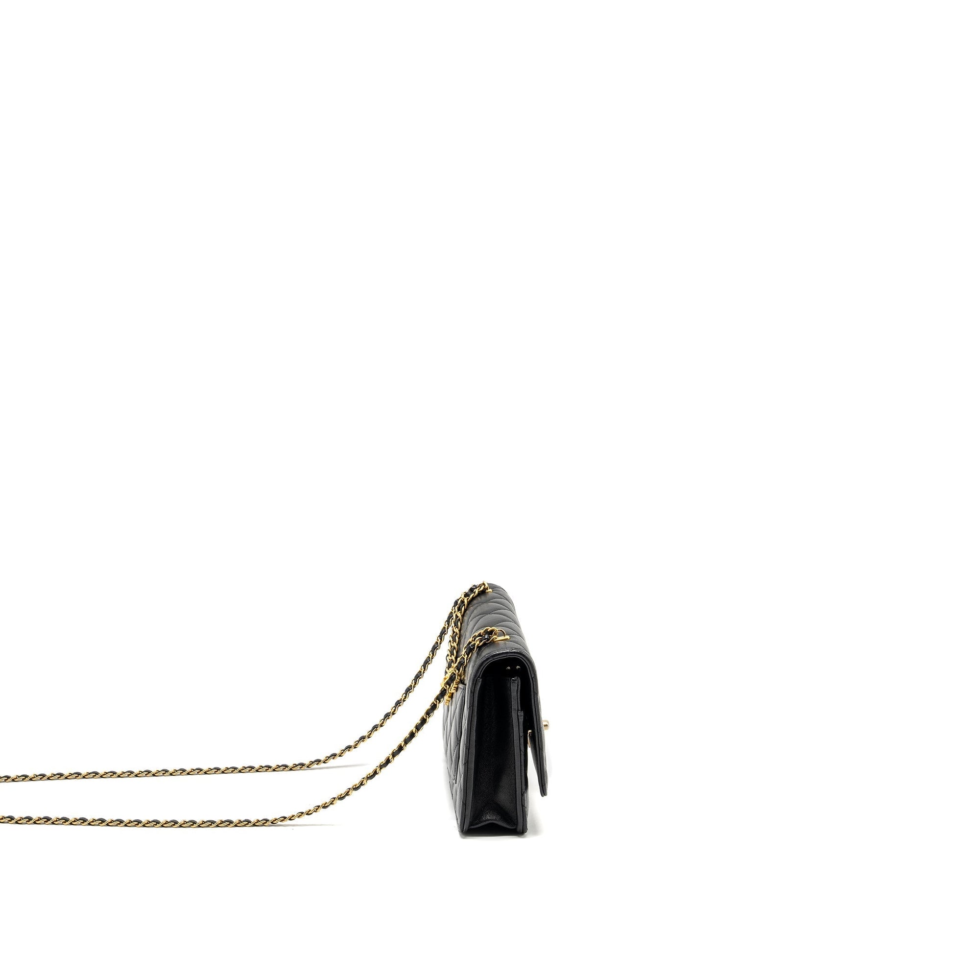 Chanel 23A Lion Charms On Lambskin GHW Black Key Chain