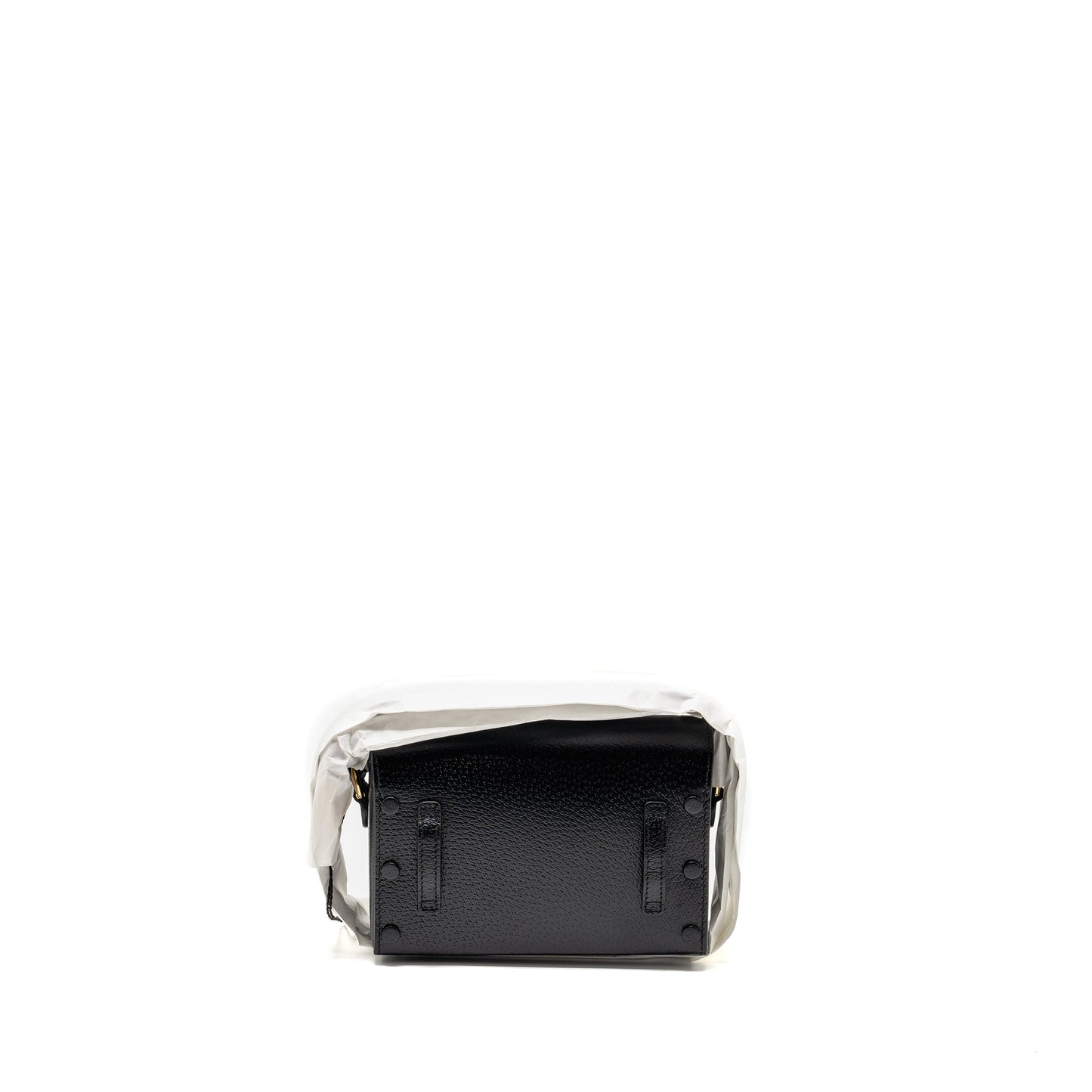 Gucci Horsebit Crossbody Bag Calfskin Black Black Ghw