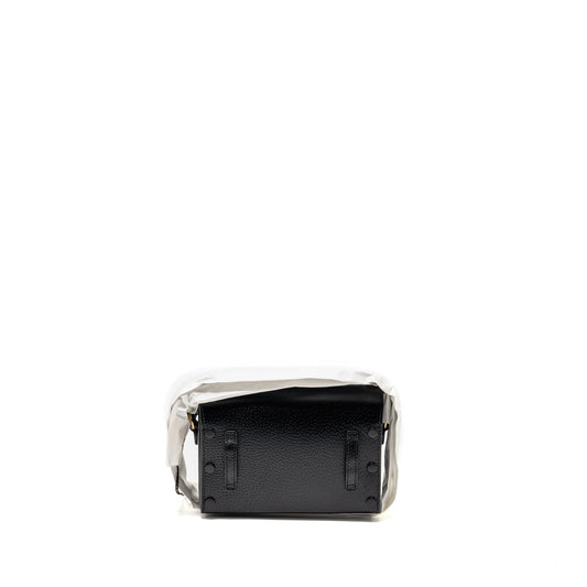 Gucci Horsebit Crossbody Bag Calfskin Black Black Ghw