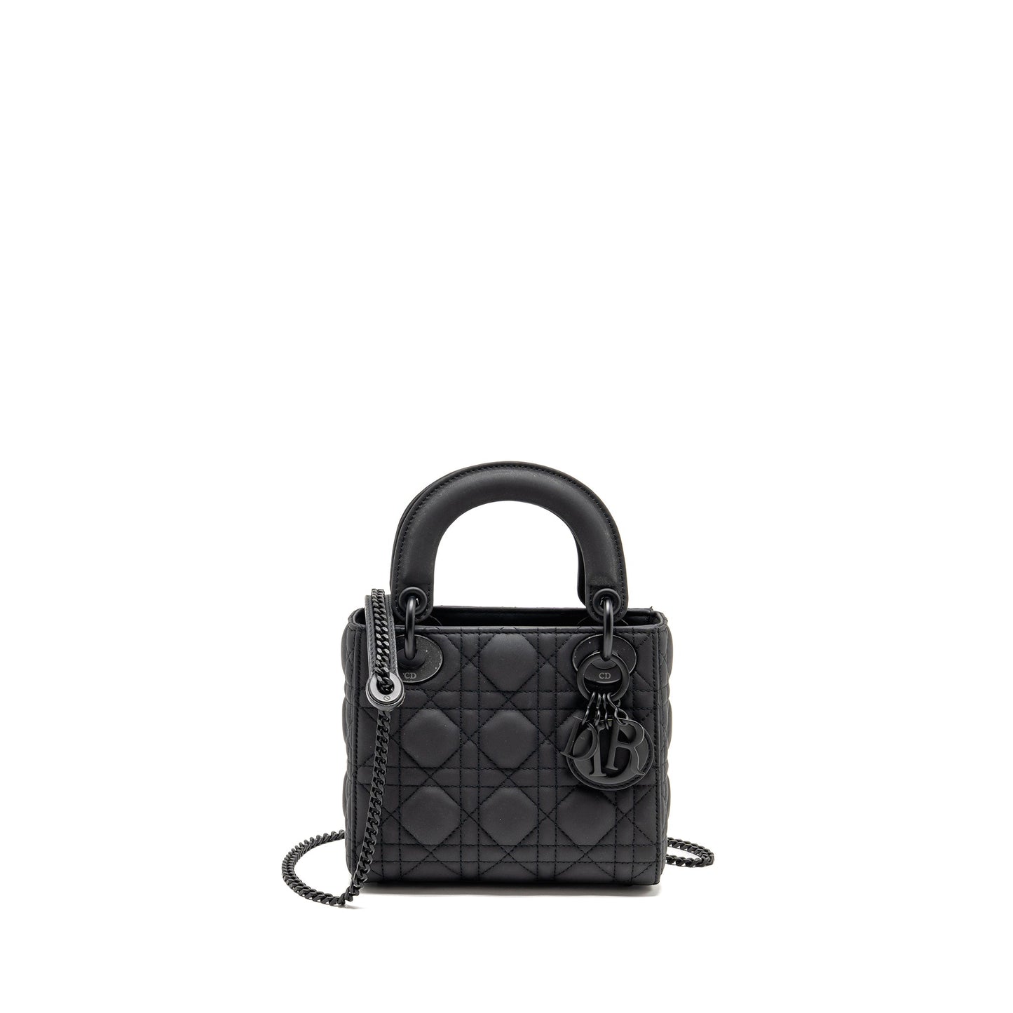 Dior Lady Calfskin So Handbag Black Mini Travel Bag Black Handbag