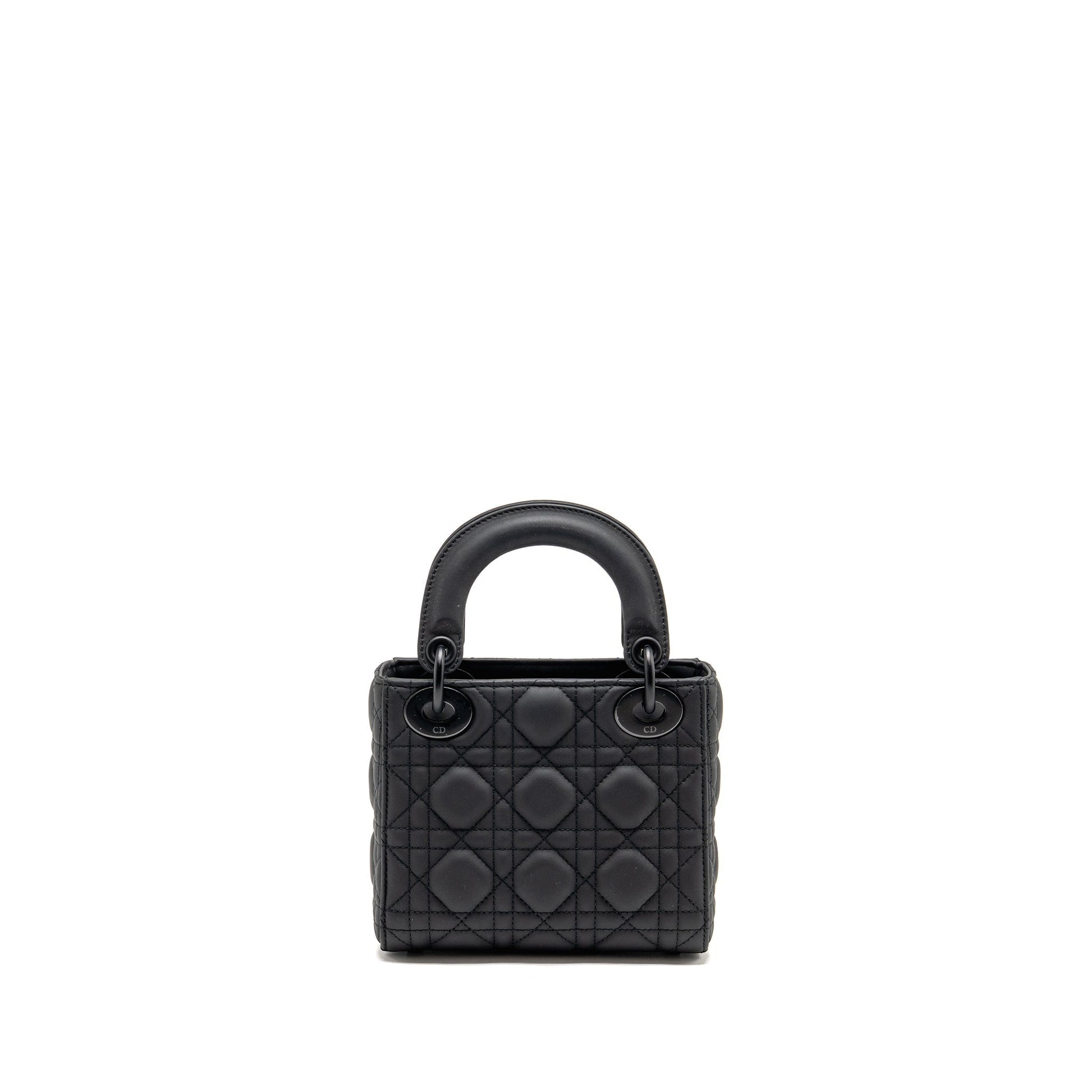 Dior Lady Calfskin So Handbag Black Mini Travel Bag Black Handbag