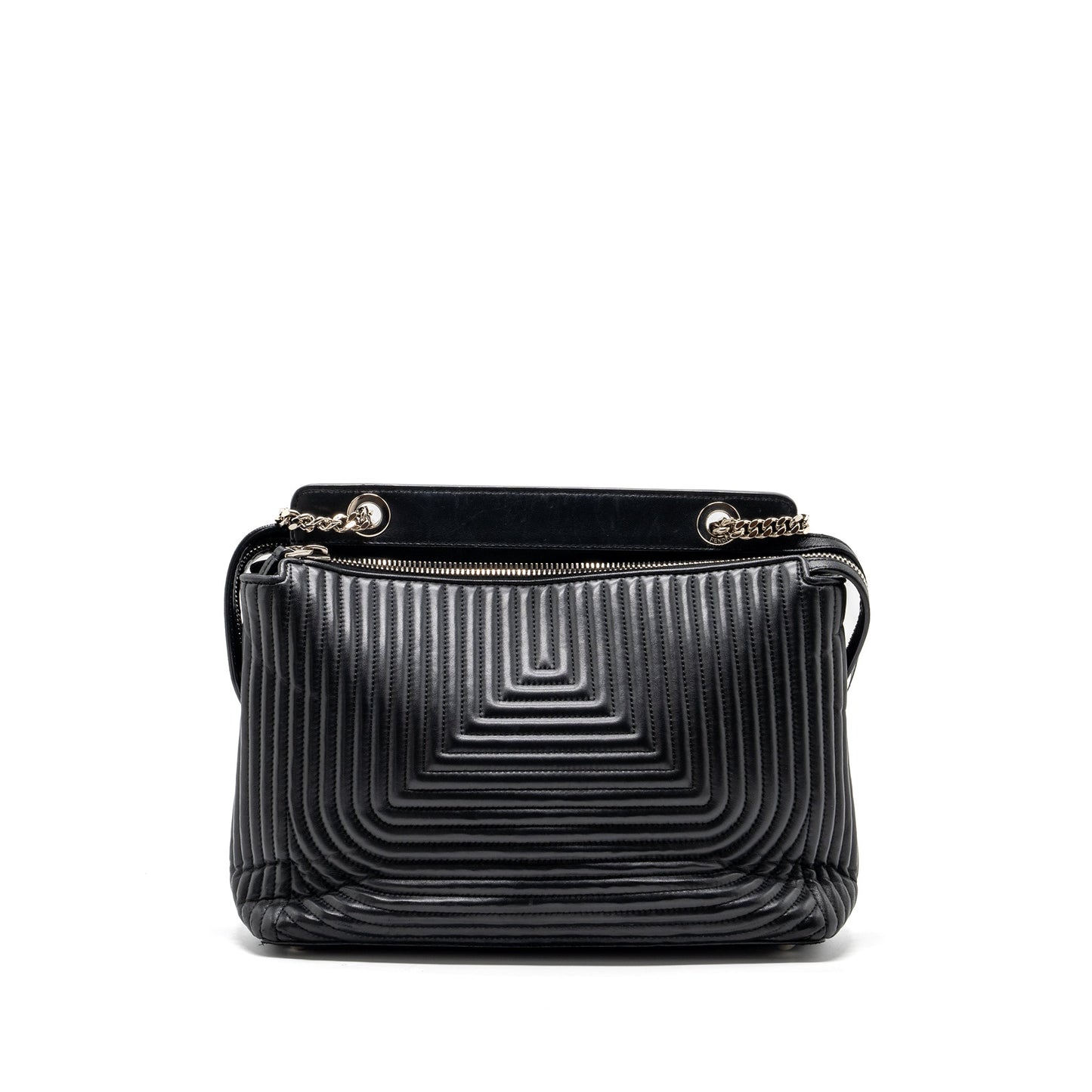 Fendi Doctom Purse Leather Black Mini Shoulder Bag