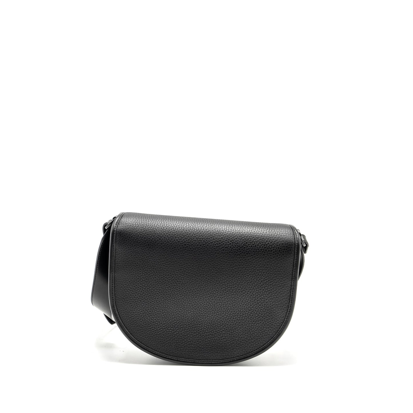 Dior Large Gallop Purse With Strap Grained Smooth Black Gold Travel Bag