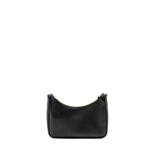 Prada Re Edition Saffiano Handbag Leather Black Travel Bag