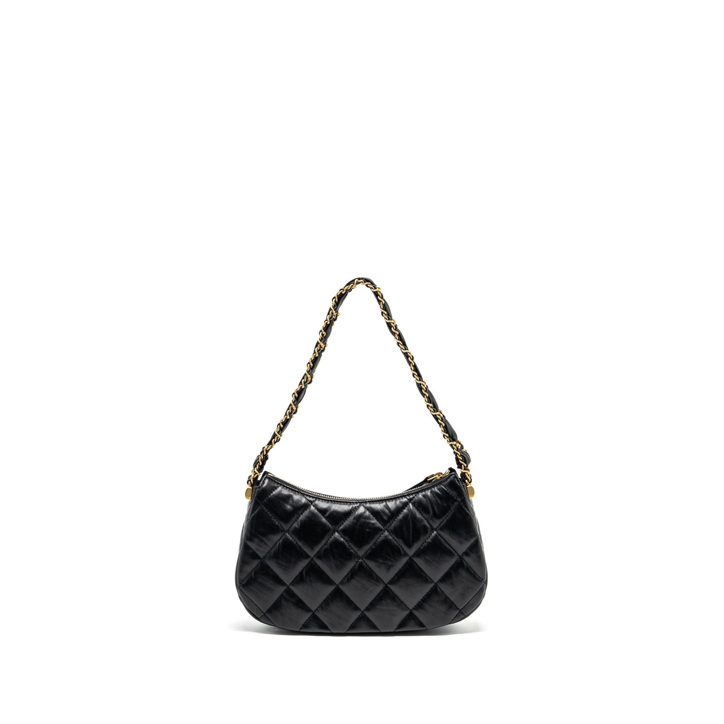Chanel 23k 19 Hobo Calfskin GHW microchip Black Shoulder Bag