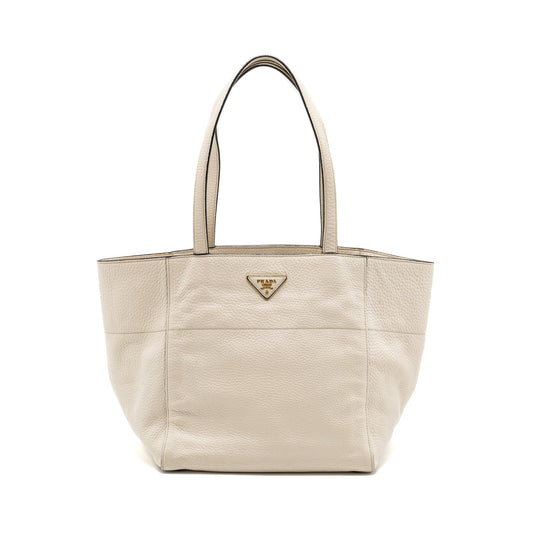 Prada Tote Purse Calfskin Handbag White Tote Bag