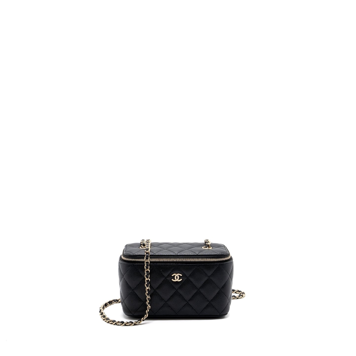 Chanel Long Vanity Caviar LGHW Black Handbag Lghw 1