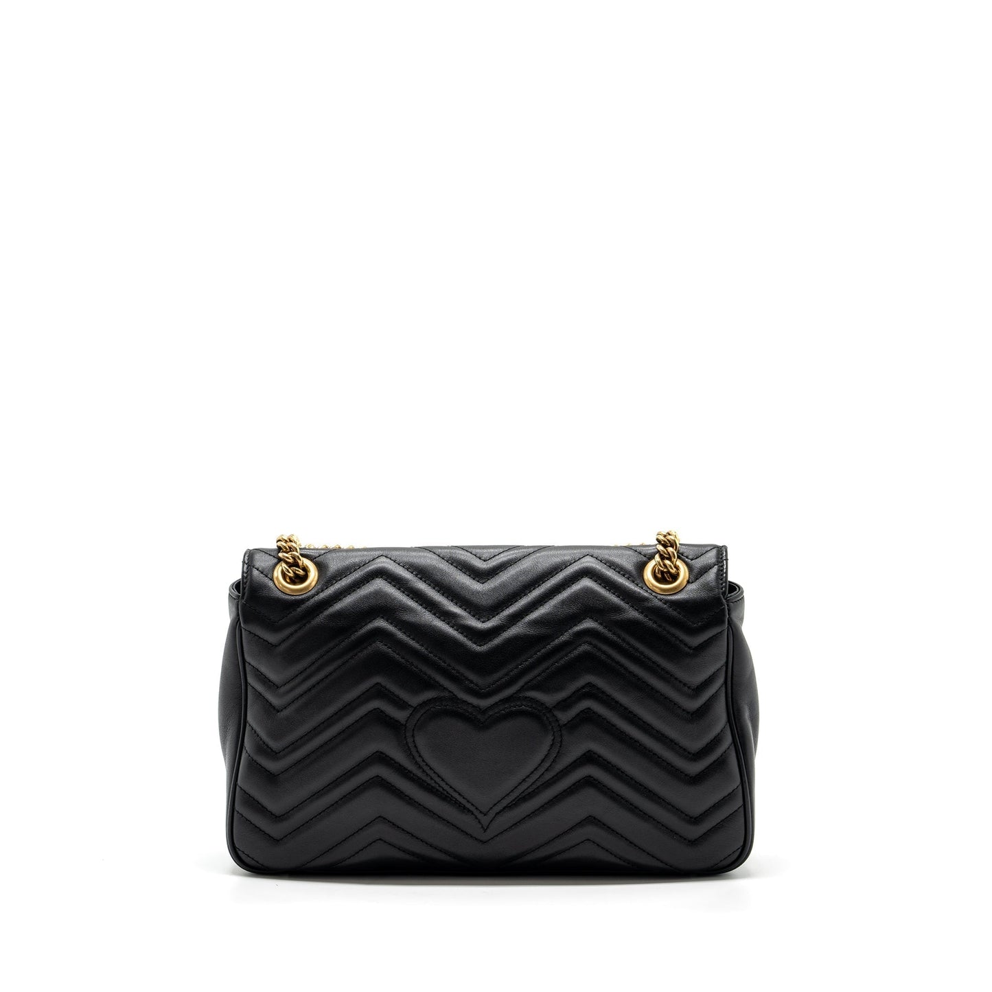 Gucci Marmont Bag Calfskin Black Medium Travel Bag