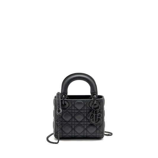 Dior Lady Calfskin So Handbag Black Mini Travel Bag
