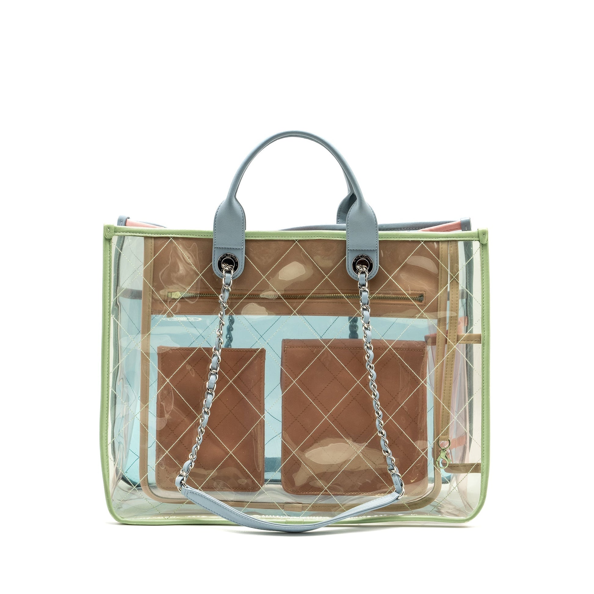 Chanel Coco Splash PVC Lambskin SHW Multicolour Tote Bag