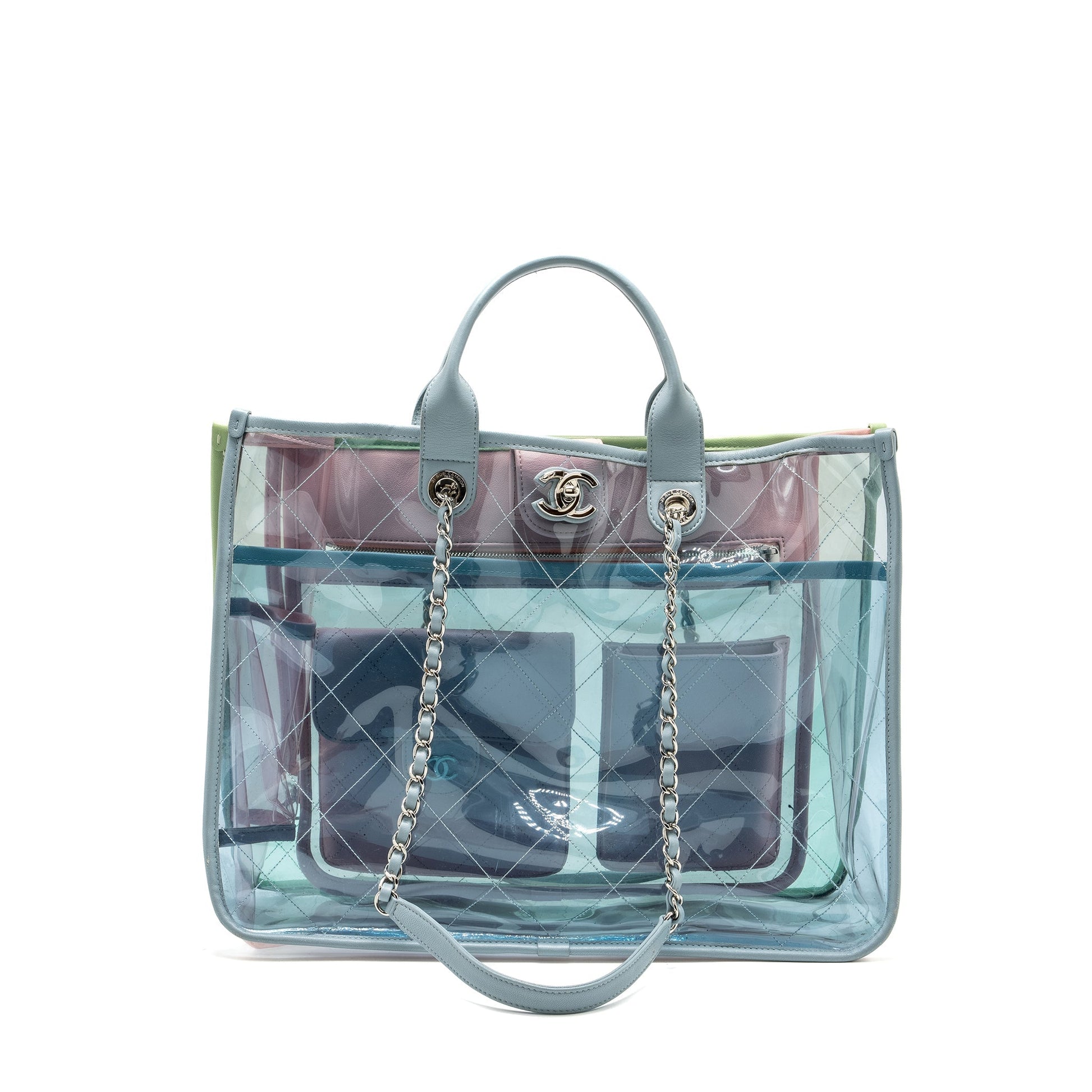 Chanel Coco Splash PVC Lambskin SHW Multicolour Tote Bag