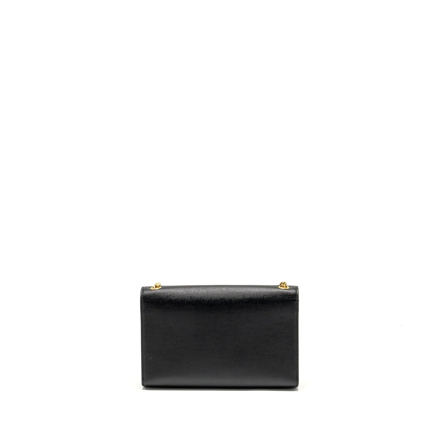 YSL Saint Laurent YSL Saint Kate Purse Grained Calfskin Travel Black Medium Travel Bag