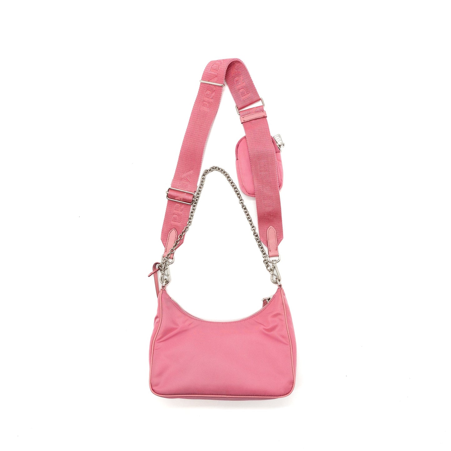 Prada Re Edition Handbag Leather Nylon Travel Bag