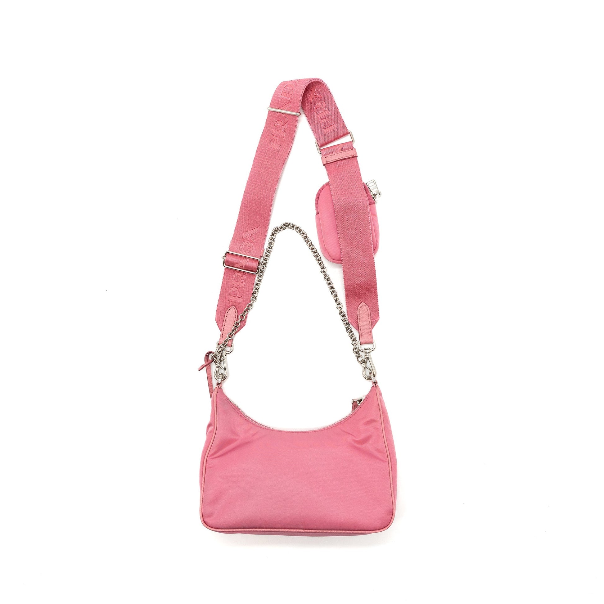 Prada Re Edition Handbag Leather Nylon Travel Bag