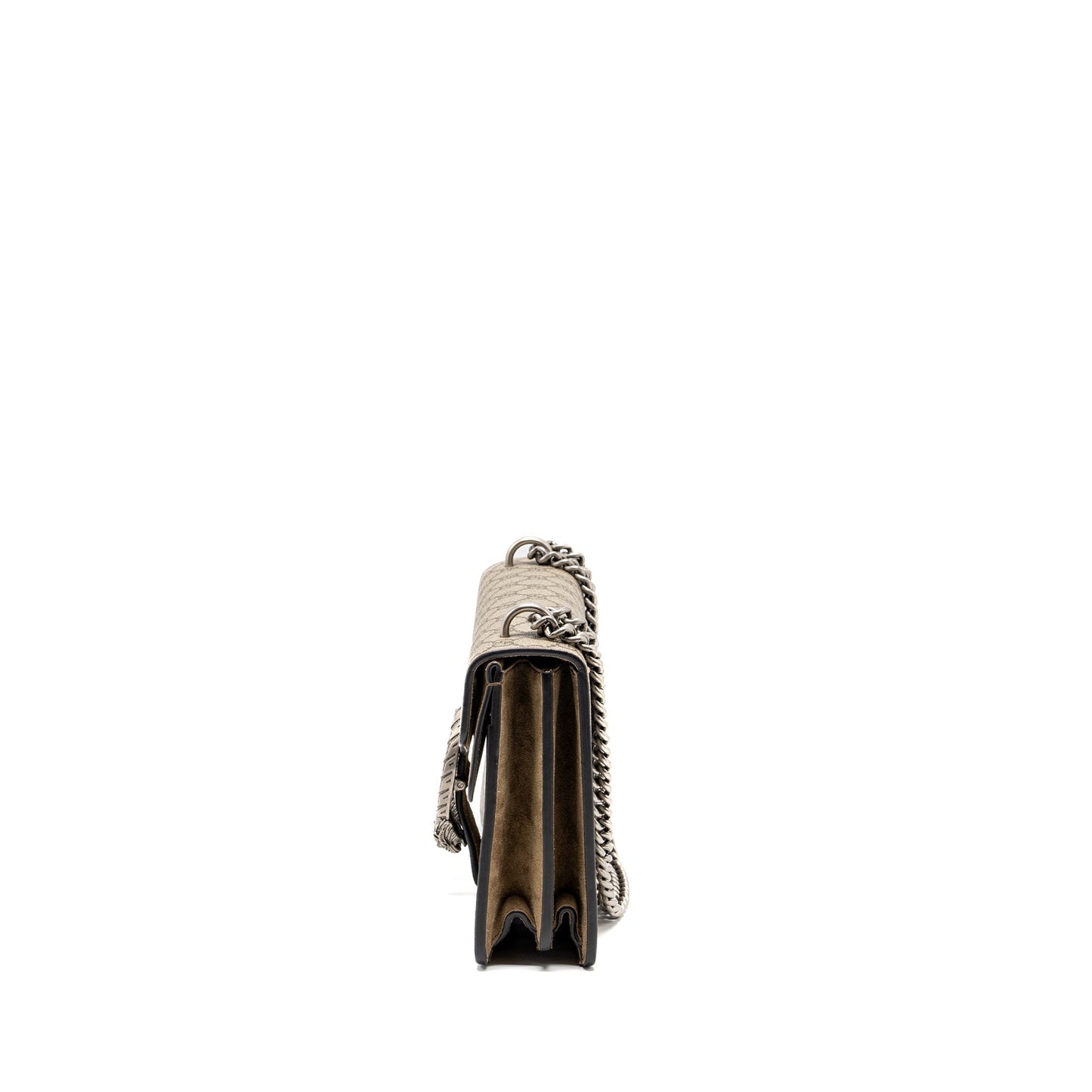 Gucci Bag Supreme Shw Canvas Suede Shoulder Bag